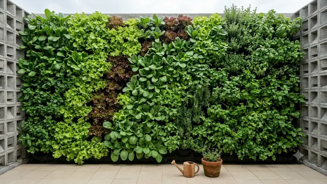 Vertical garden roster: 6 Desain Vertical Garden Menyatu dengan…