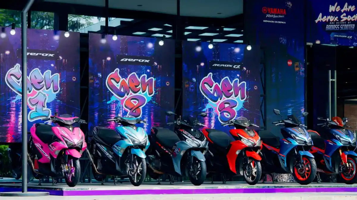 Yamaha Rayakan AEROX 10 Tahun dengan Pesta di Jakarta