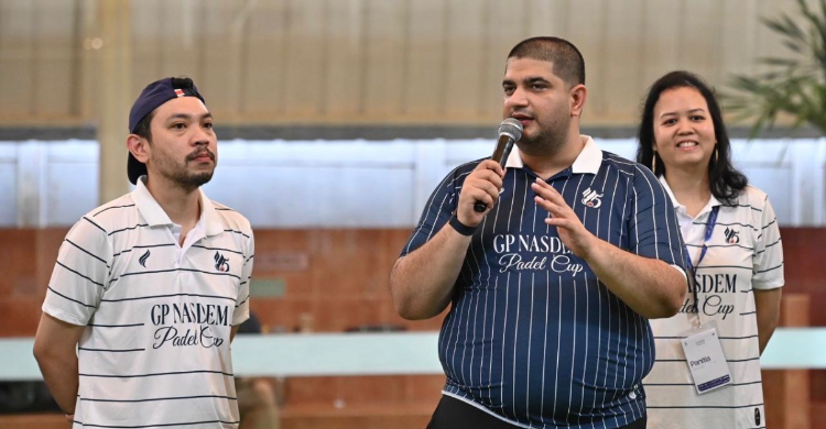 Rajiv: GP NasDem Padel Cup Perkuat Kolaborasi dan Hidup Sehat