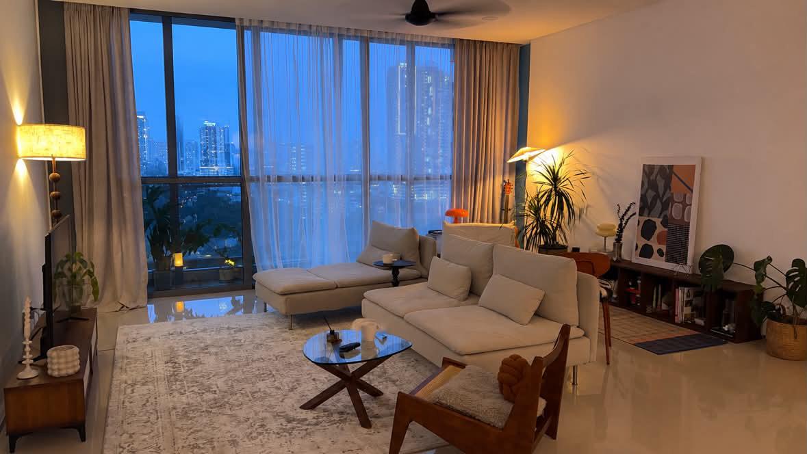 Ruang Lapang Bernuansa Modern Eclectic