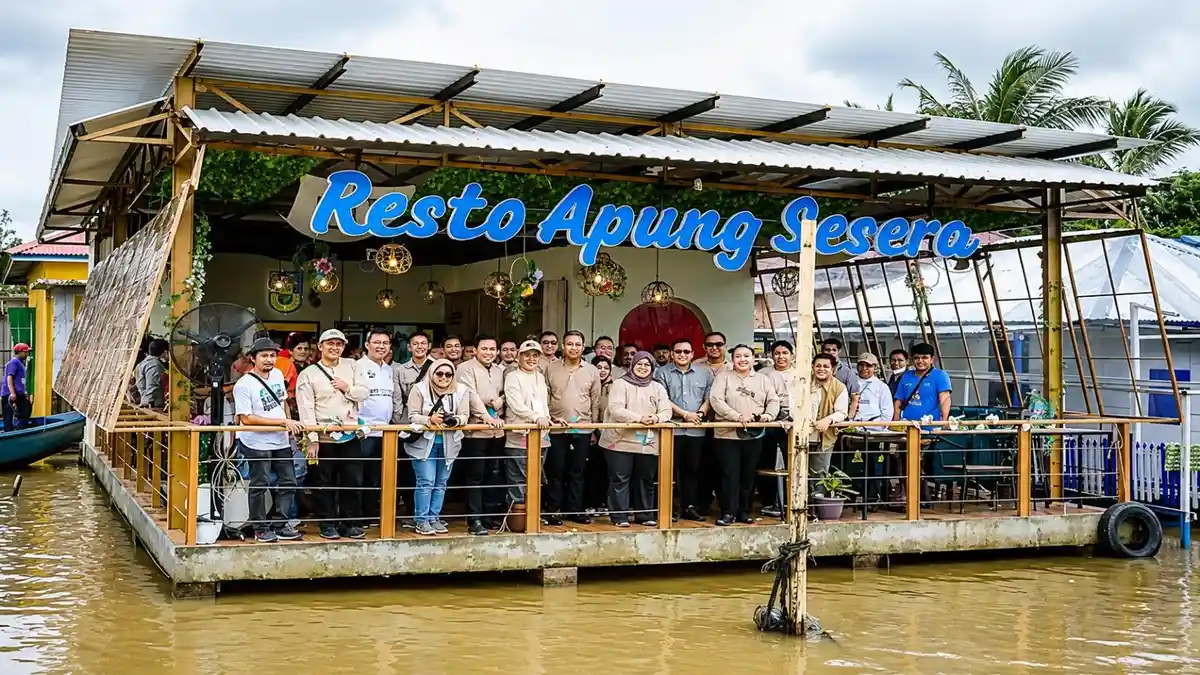 Resto Apung Sesera: Kuliner di Sungai Musi Pulau Kemaro