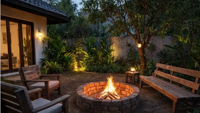 Fire pit halaman: 6 Inspirasi Fire Pit di Halaman untuk Area…