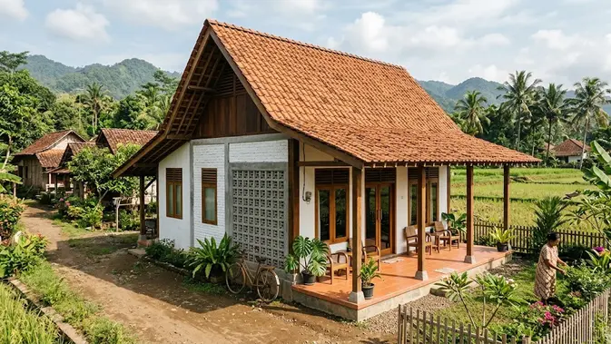 7 Desain Rumah Sederhana 3 Kamar di Kampung Hemat Biaya