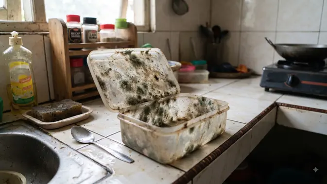 Cara Membersihkan Tempat Makan yang Berjamur, Aman dan Efektif