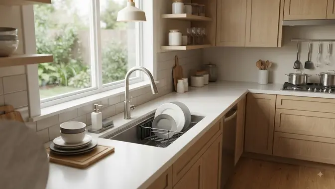 Ukuran Sink Cuci Piring yang Pas untuk Dapur Nyaman