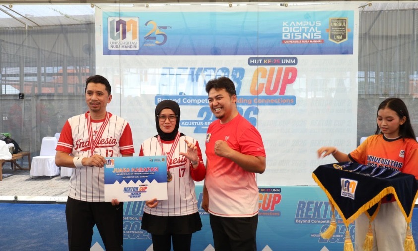 Cyber University Raih Juara Harapan di Rektor Cup 2026